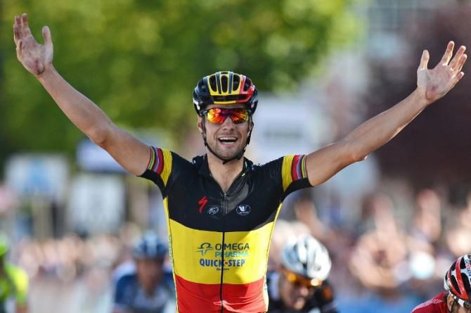 Belgian champion Tom Boonen won Paris-Brussels.