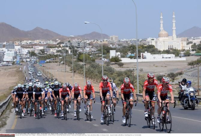 Lotto Belisol spent much of the day at the head of the peloton working to neutralise the breakaway