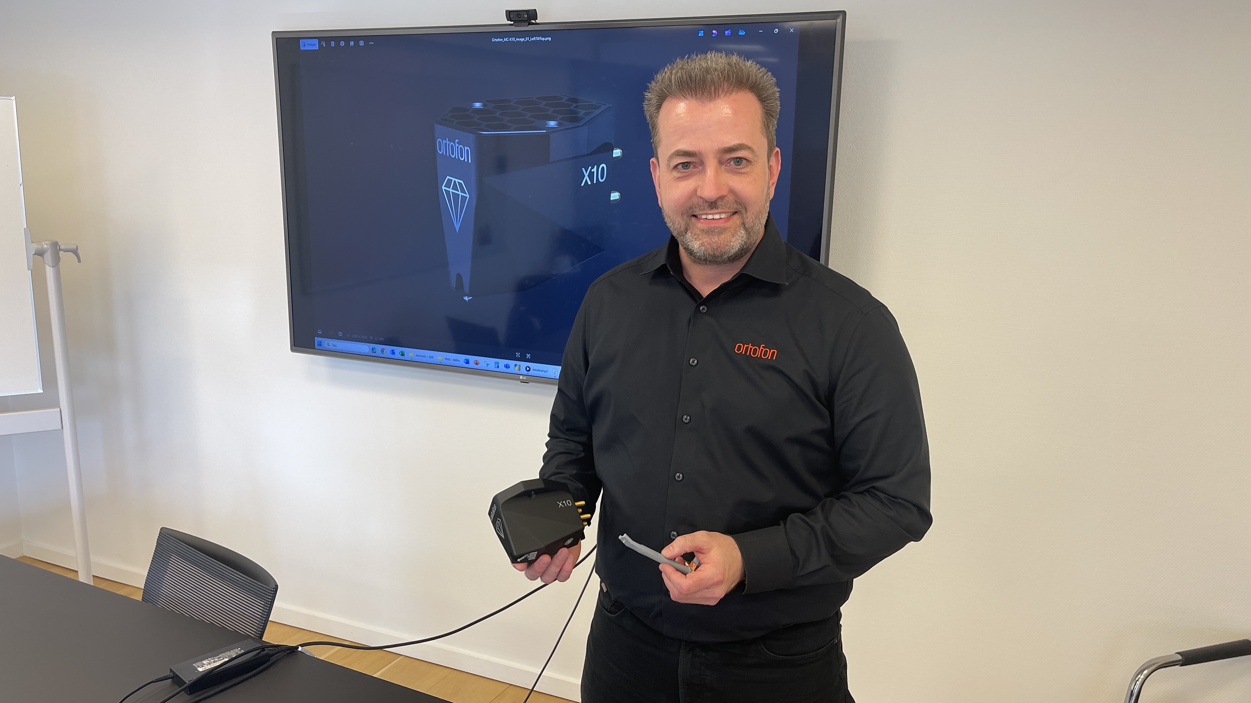 Ortofon's Product Director Peter Wieth Hjordt