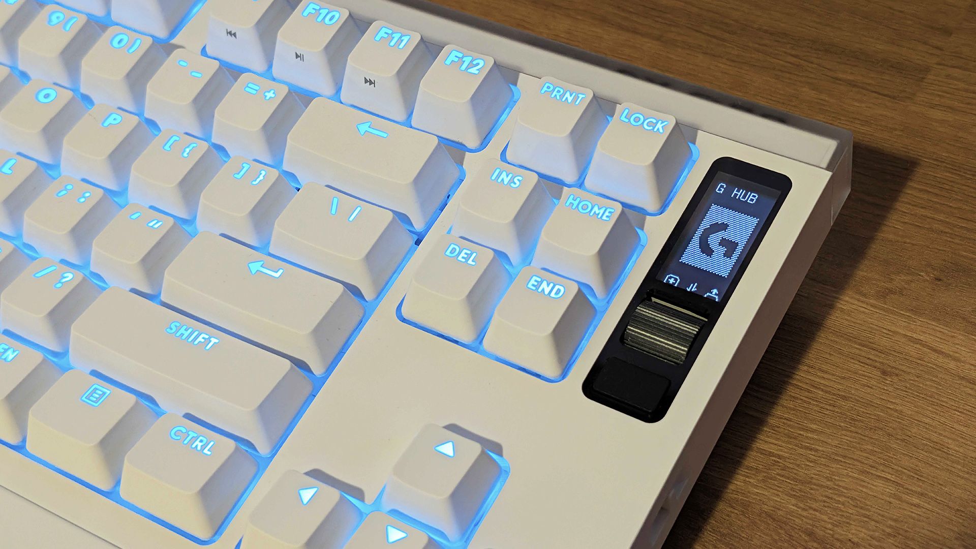 Logitech G Pro X2 Rapid keyboard on desk