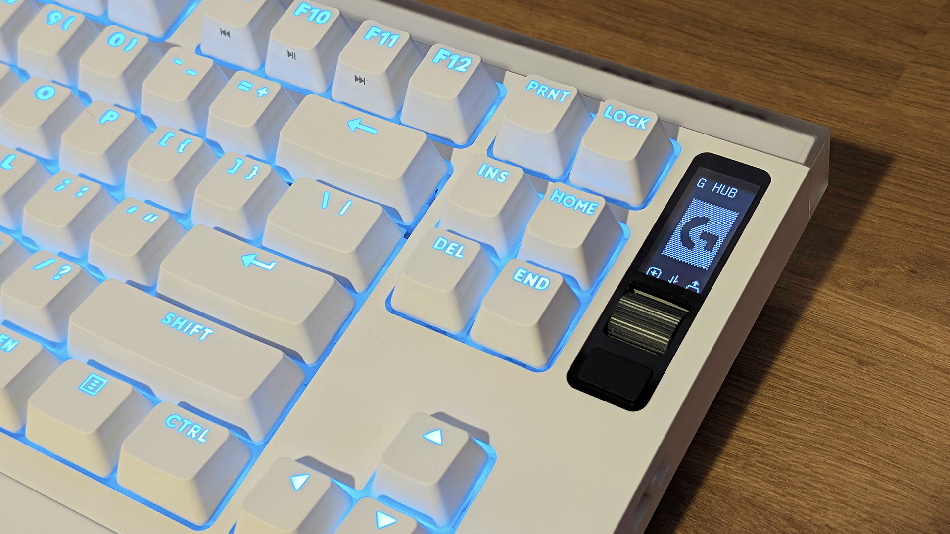Logitech G Pro X2 Rapid keyboard on desk