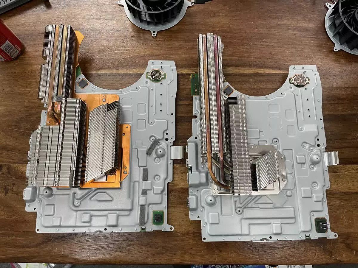 PlayStation 5 New Revision Heatsink