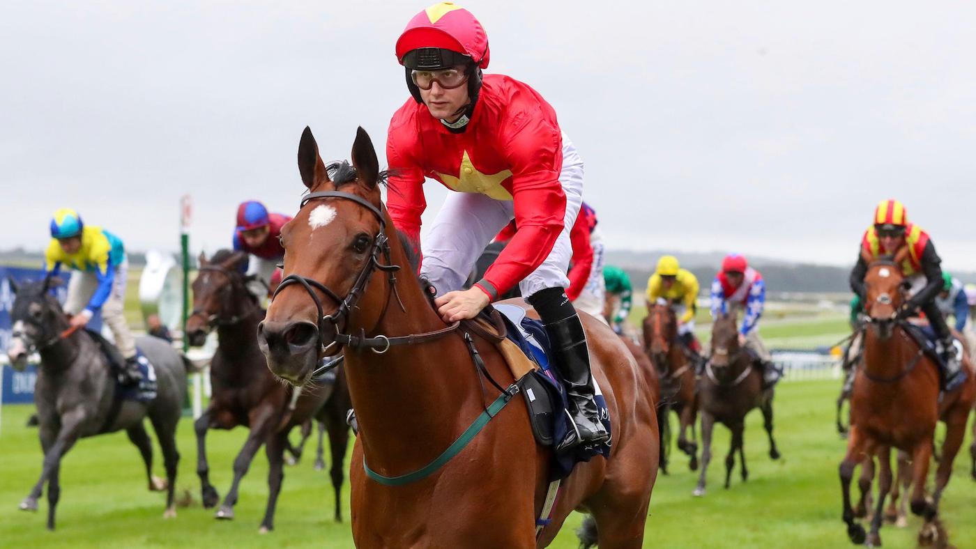 Highfield Princess, pictured winning the Flying Five Stakes at the Curragh in 2022.