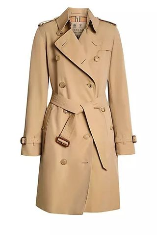 Burberry Kensington Belted Double Breasted Coat