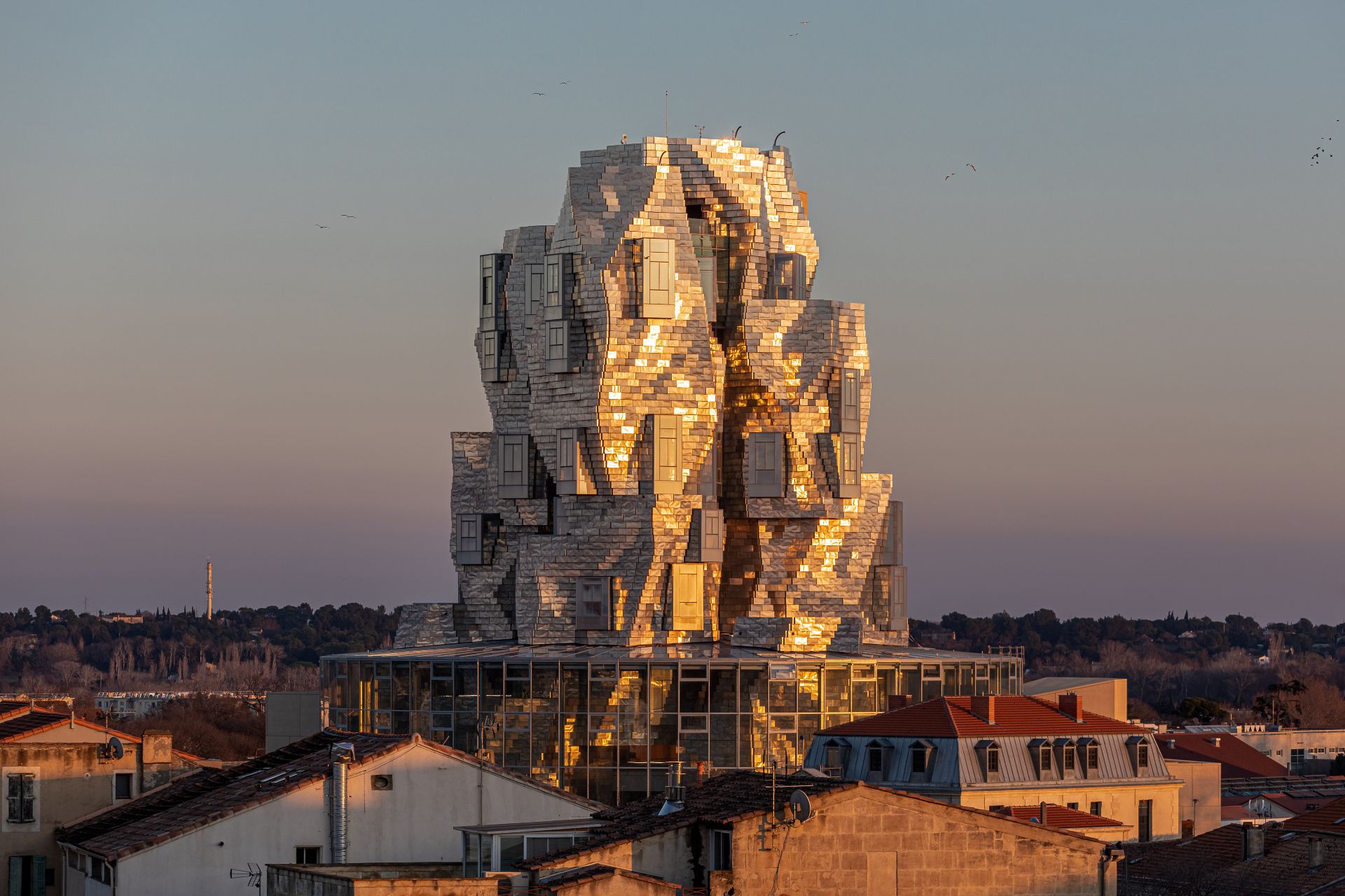 Luma Tower imagined by Frank Gehry, January 2021.