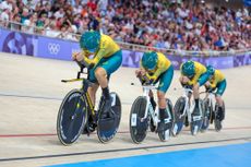 Australia women's team pursuit squad at the Paris Olympics