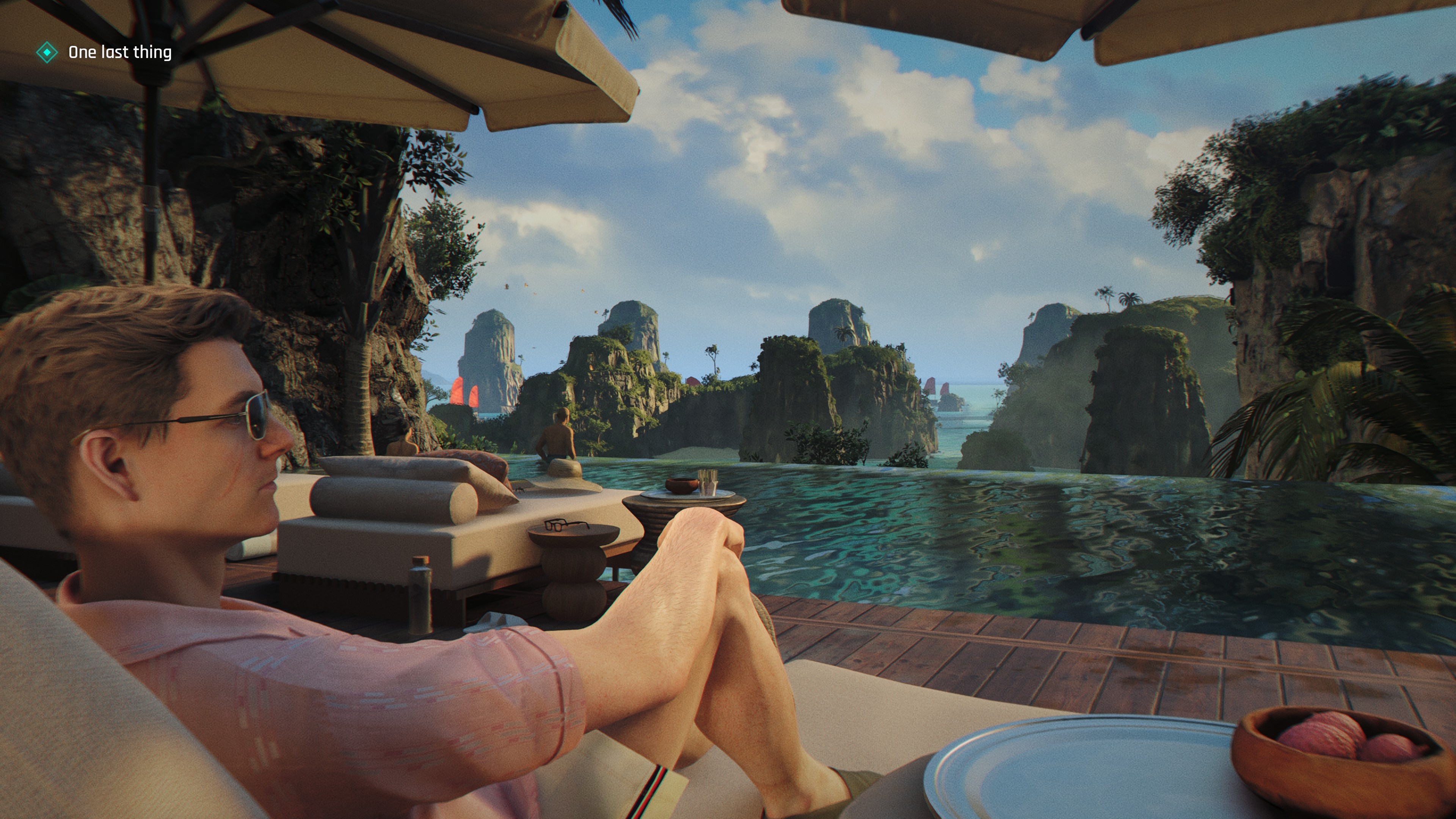 Taking in the view in Vietnam.