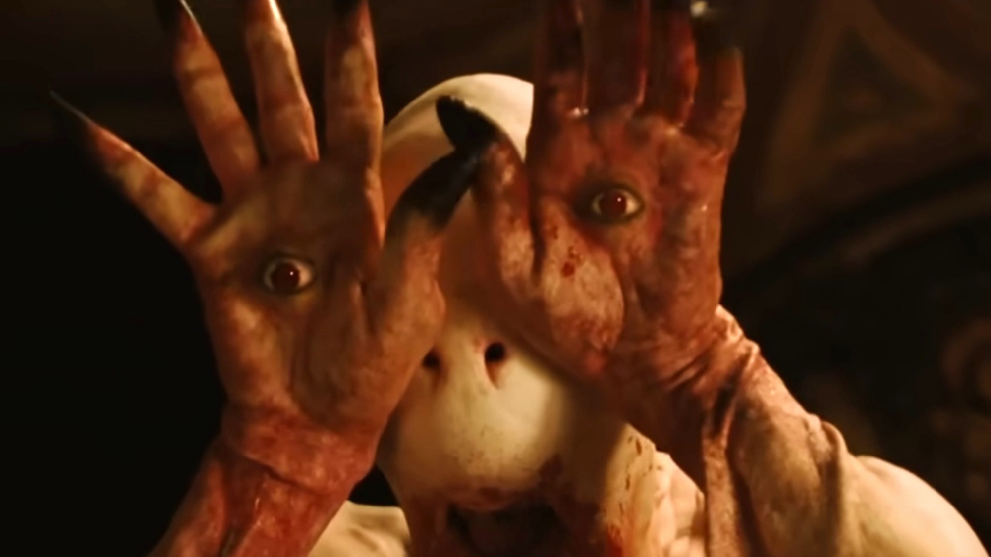 The famous Pale Man in Pan's Labyrinth