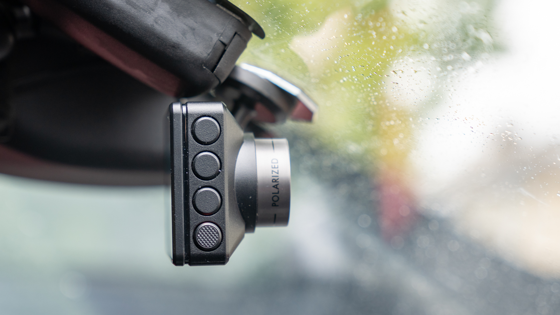 Garmin Dash Cam X210 in a car windshield