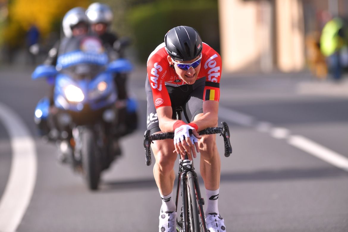 Tim Wellens (Lotto Soudal) on his solo move