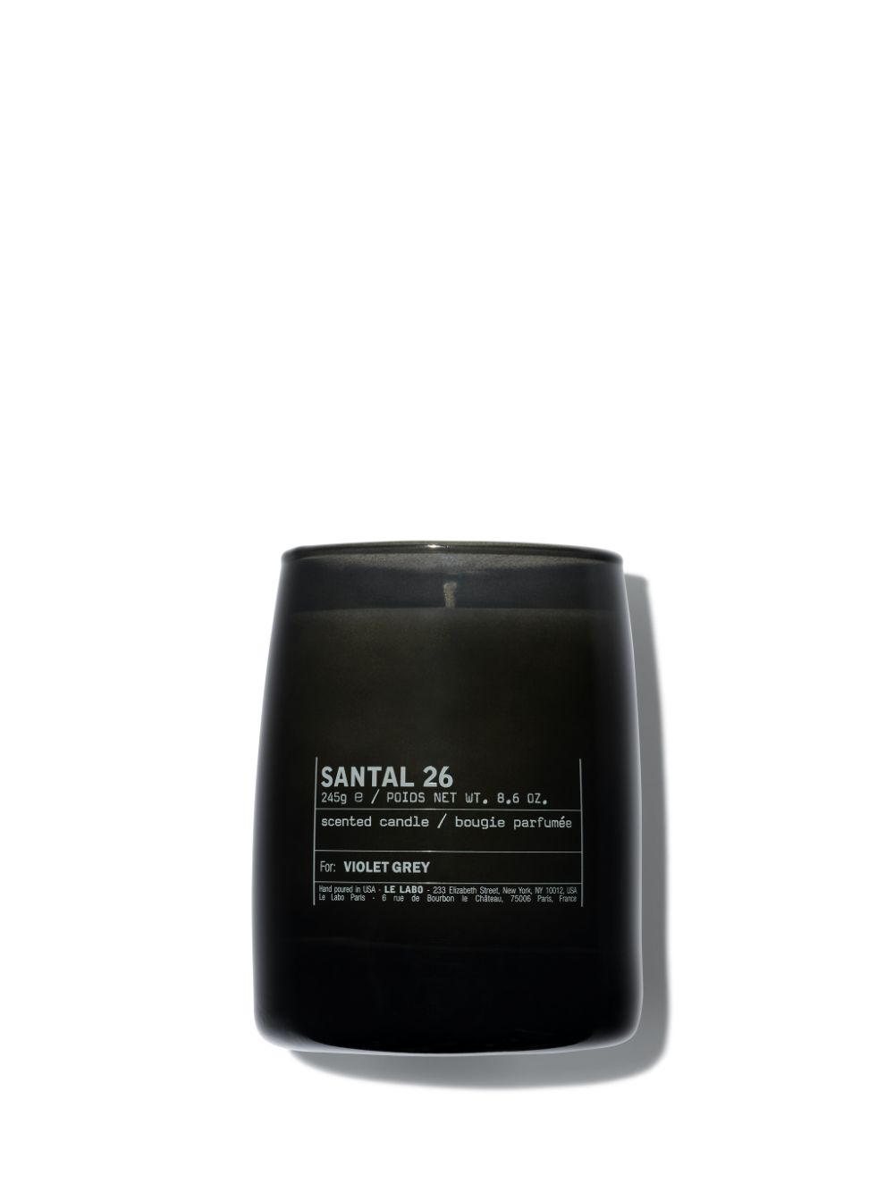 Le Labo Santal 26 Classic Candle for Violet Grey | Violet Grey