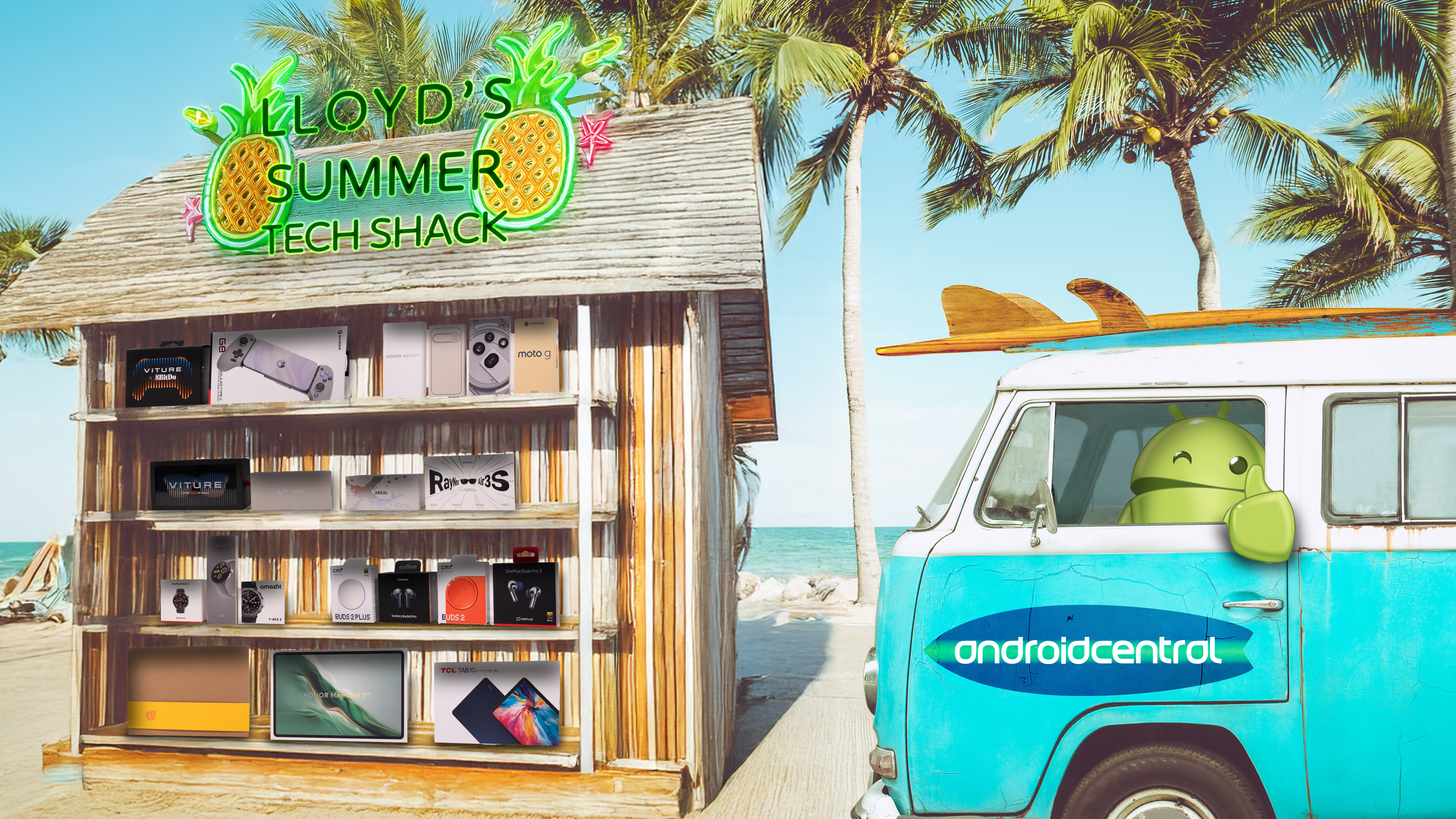 Lloyd is going on vacation and he's packing all the tech gadgets