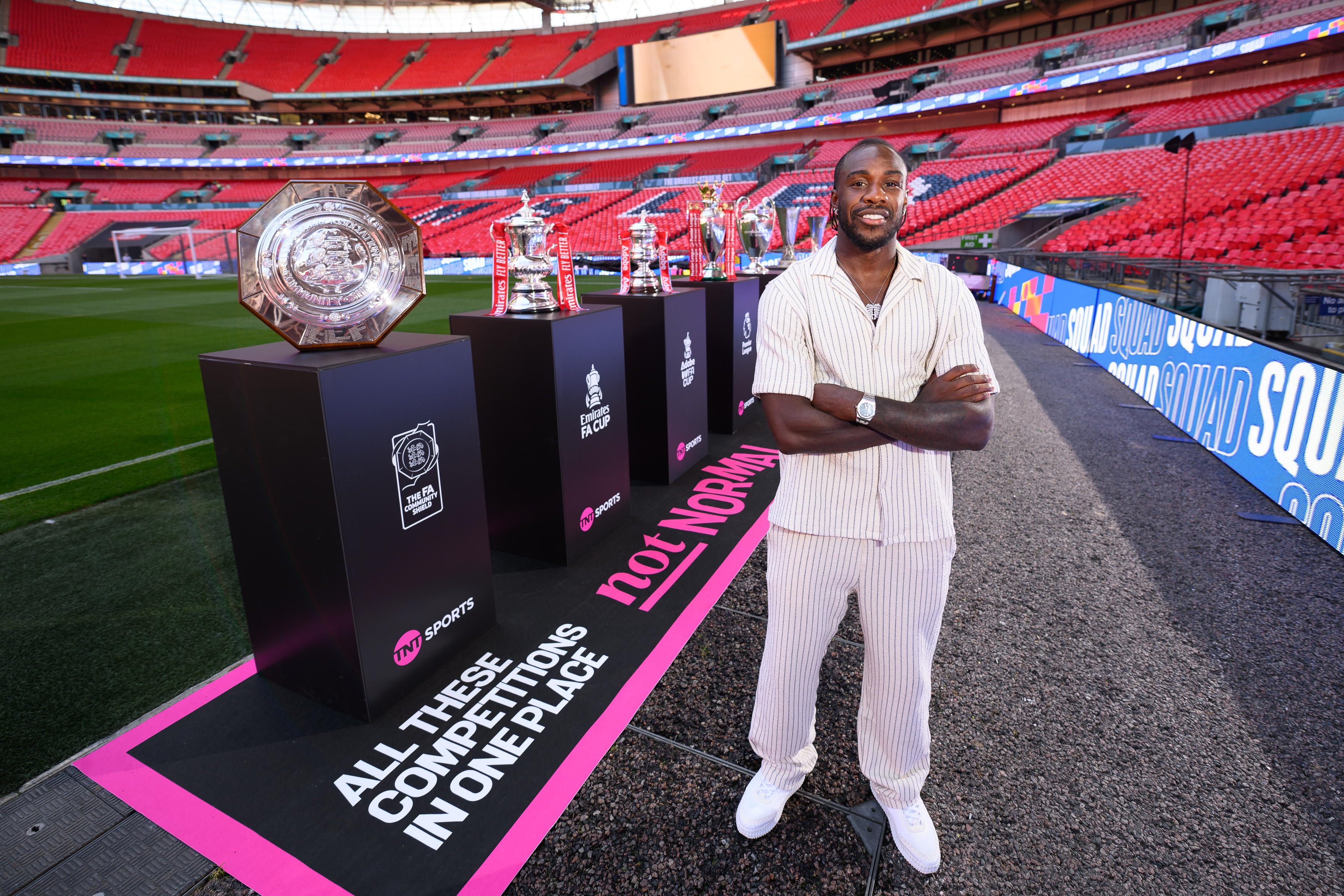 Michail Antonio is a pundit for TNT Sports this season