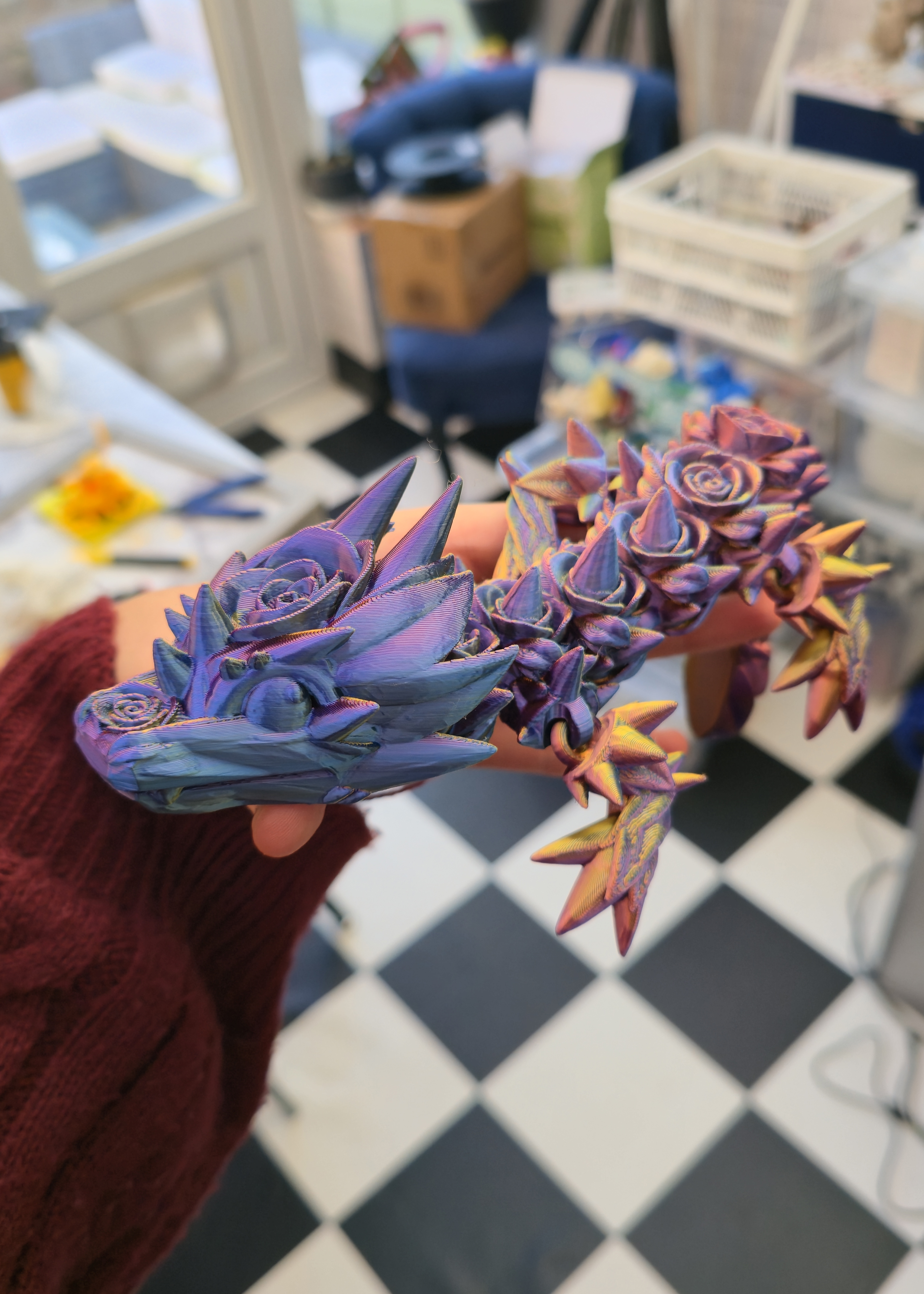 SUNLU Silk PLA dragons