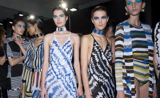 Missoni graphic lines did all the talking for spring