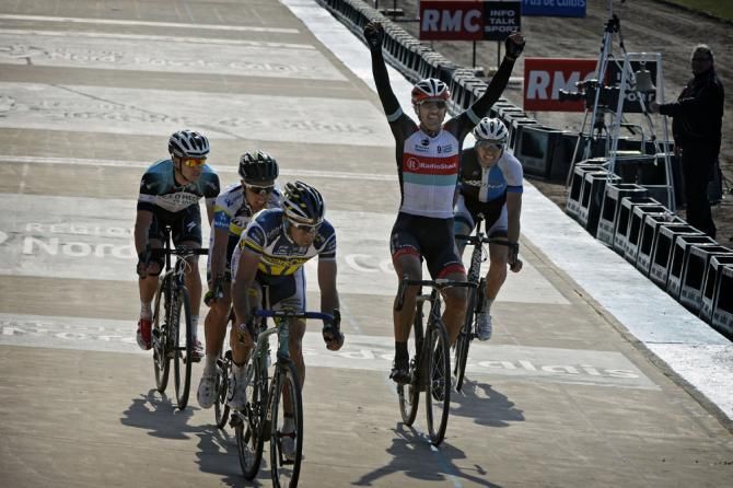 Fabian Cancellara (RadioShack Leopard) wins Paris-Roubaix
