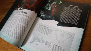 Warhammer 40,000 Codex: Aeldari spread about Warp Spiders and Lhykhis