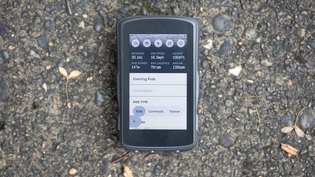 Hammerhead Karoo 2 after ride analysis