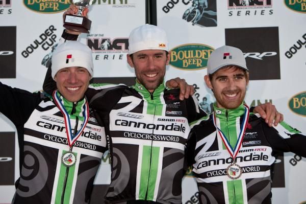 The Cannondale/ Cyclocrossworld.com team swept the podium for the second day in a row.