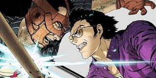 Badman and Travis Touchdown clash in No More Heroes.