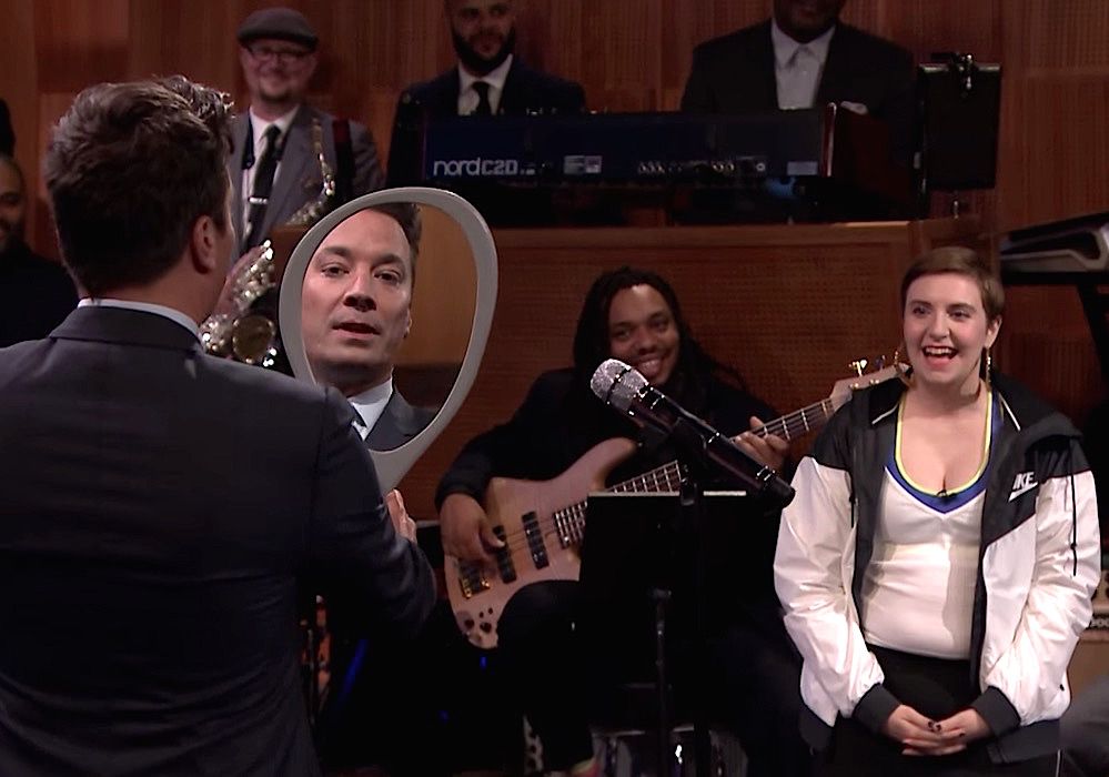 Jimmy Fallon and Lena Dunham face off in a lip-sync battle