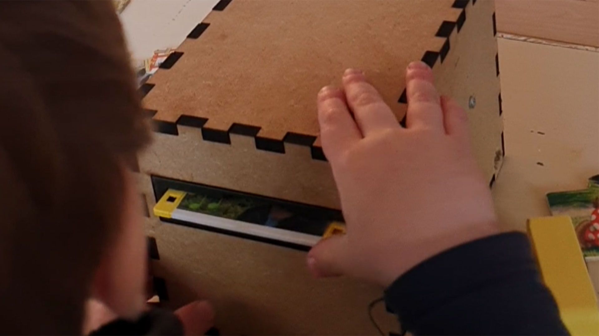 photo of Floppy disk drive converted into smart TV remote for kids — dev’s toddler inserts vividly labeled floppies to watch&hellip; image