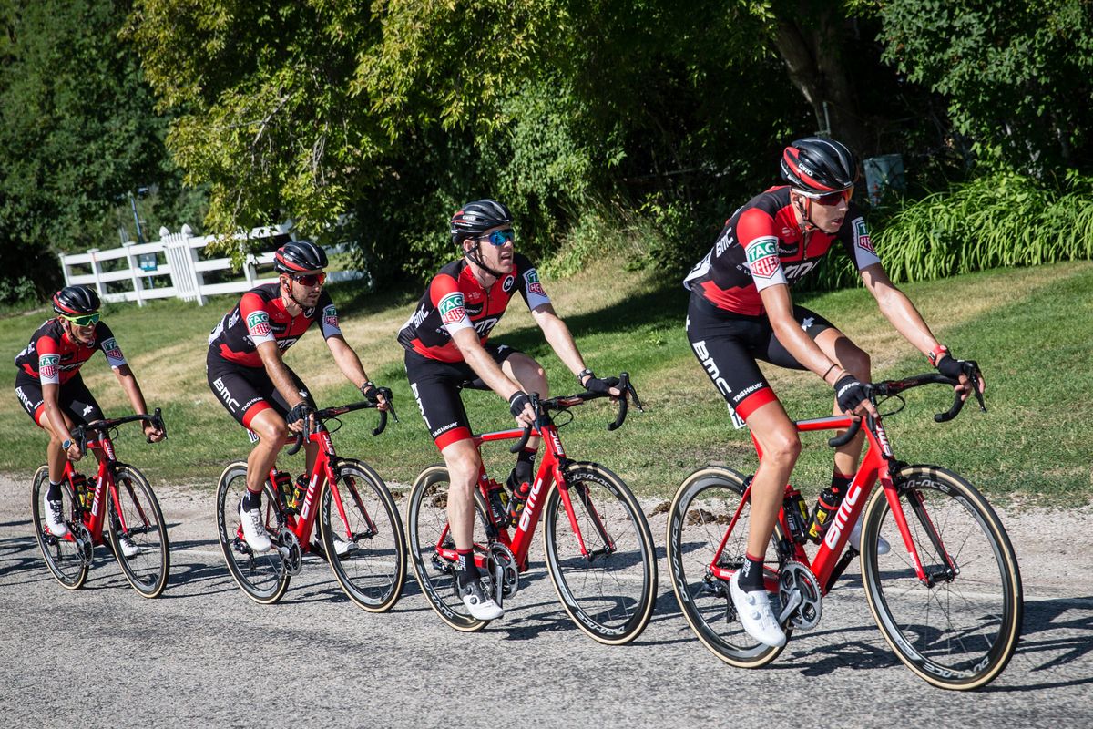 BMC lined out with Patrick M&uuml;ller at the front