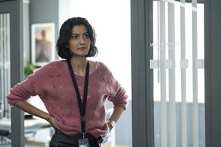 In bad company. Rakhee Thakrar as Maya Benshaw in Rules of the Game.