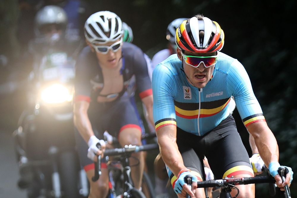Greg Van Avermaet leads the break