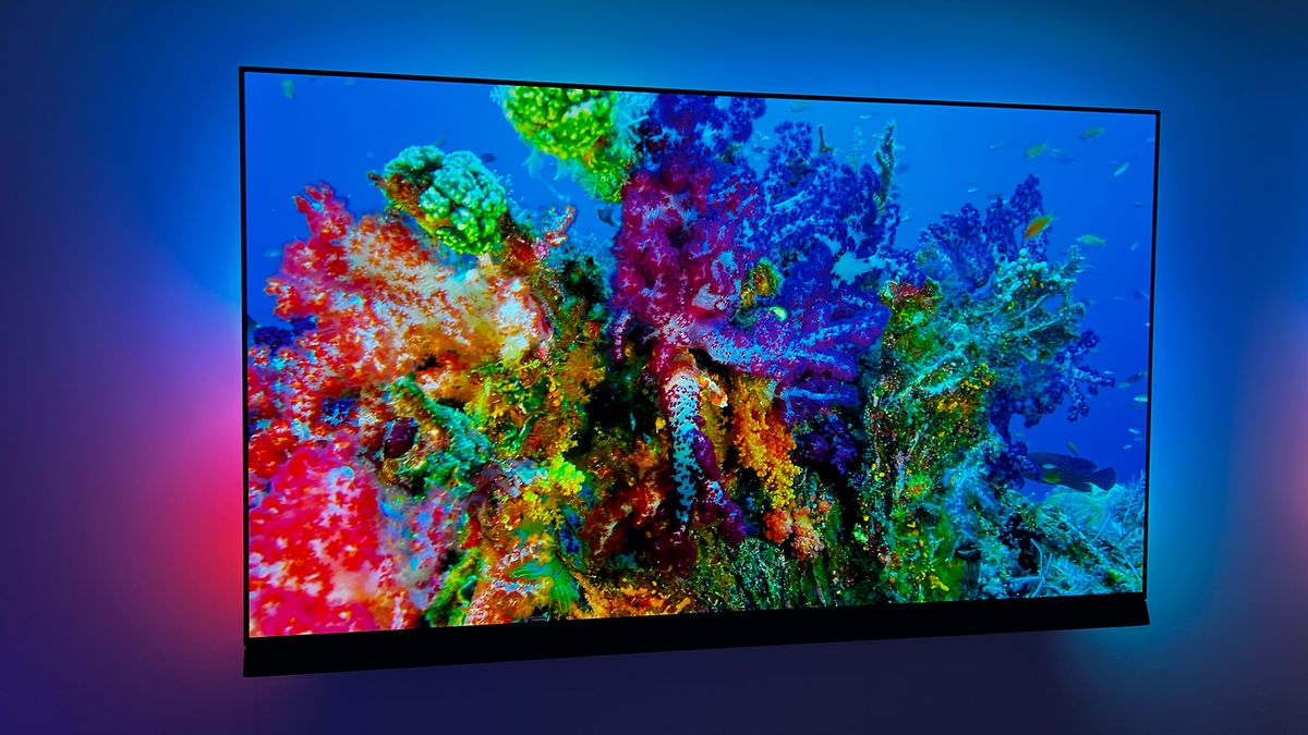 I tried Philips’ new OLED TVs with built-in Dolby Atmos sound, and they’re dazzling