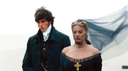3DPNCWA WUTHERING HEIGHTS 2026 Warner Bros. Pictures film with Margot Robbie as Catherine Earnshaw and Jacob Elordi as Heathcliff