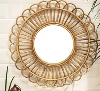 Rattan Flower Mirror | Was £60 now £35 | Save £25