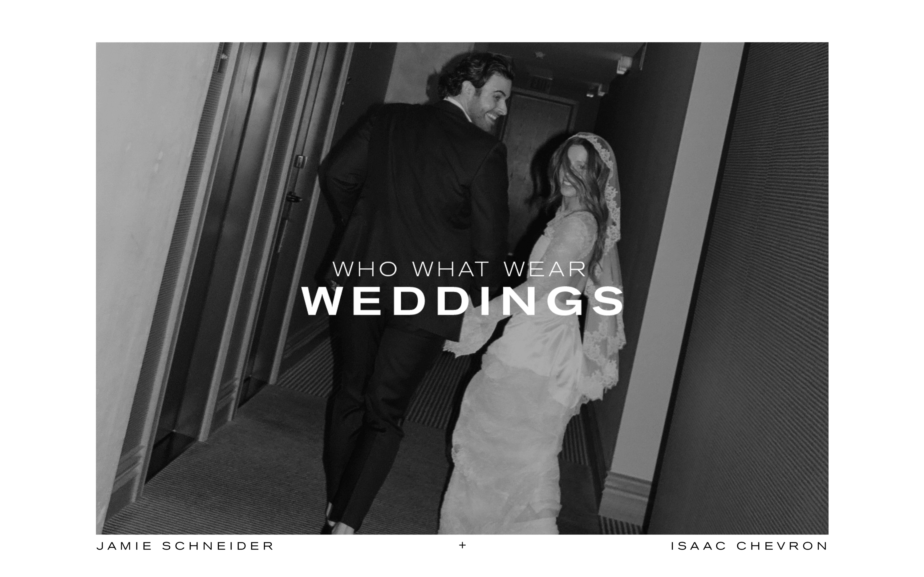 A GIF of jamie and isaac at their wedding.