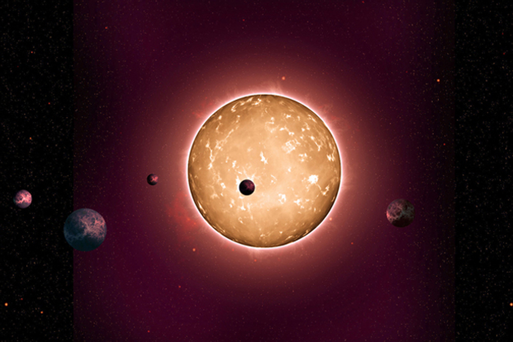 Kepler-444 and orbiting planets