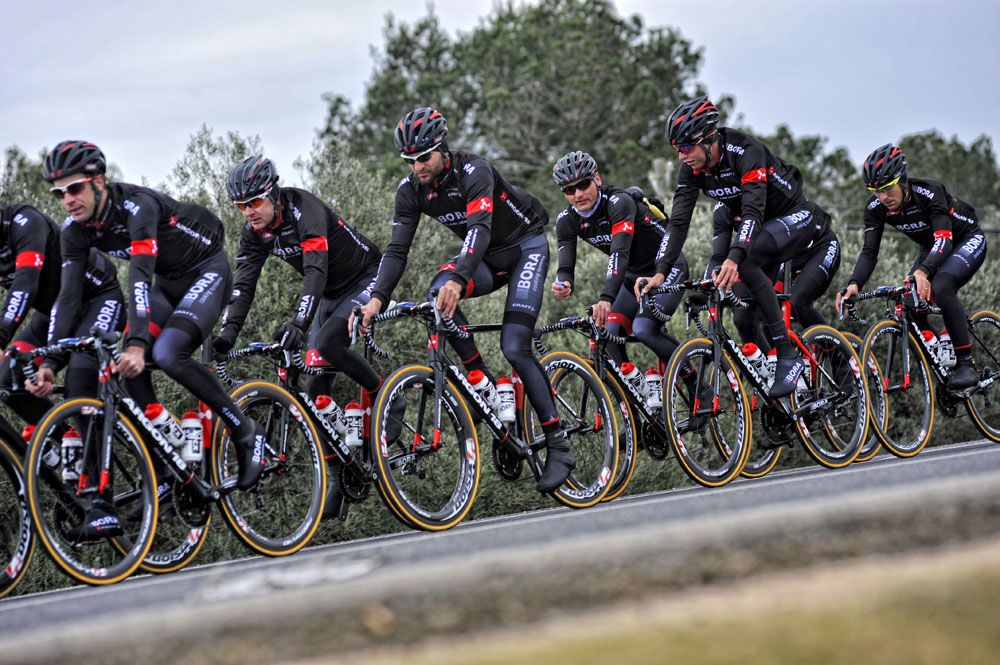 The team rides the Argon 18 Gallium Pro