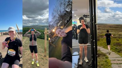 Grace Walsh wearing a selection of the best running watches, tried and tested in 2025