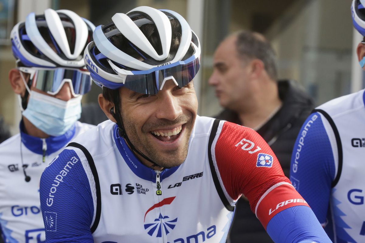 Etoile de Besseges Tour du Gard 2022 52nd Edition 2nd stage SaintChristollesAles Rousson 156 km 03022022 Thibaut Pinot FRA Groupama FDJ photo Roberto BettiniSprintCyclingAgency2022