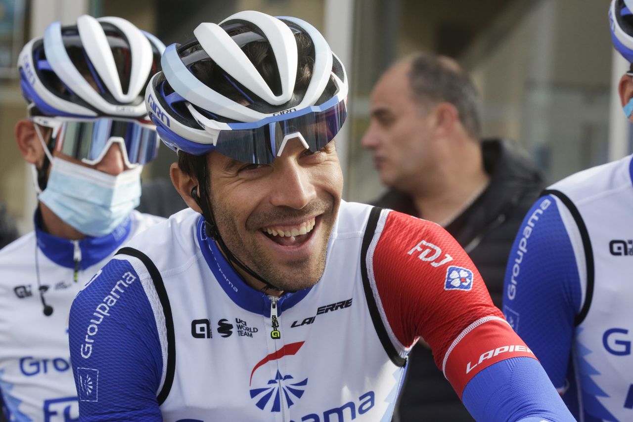 Etoile de Besseges Tour du Gard 2022 52nd Edition 2nd stage SaintChristollesAles Rousson 156 km 03022022 Thibaut Pinot FRA Groupama FDJ photo Roberto BettiniSprintCyclingAgency2022