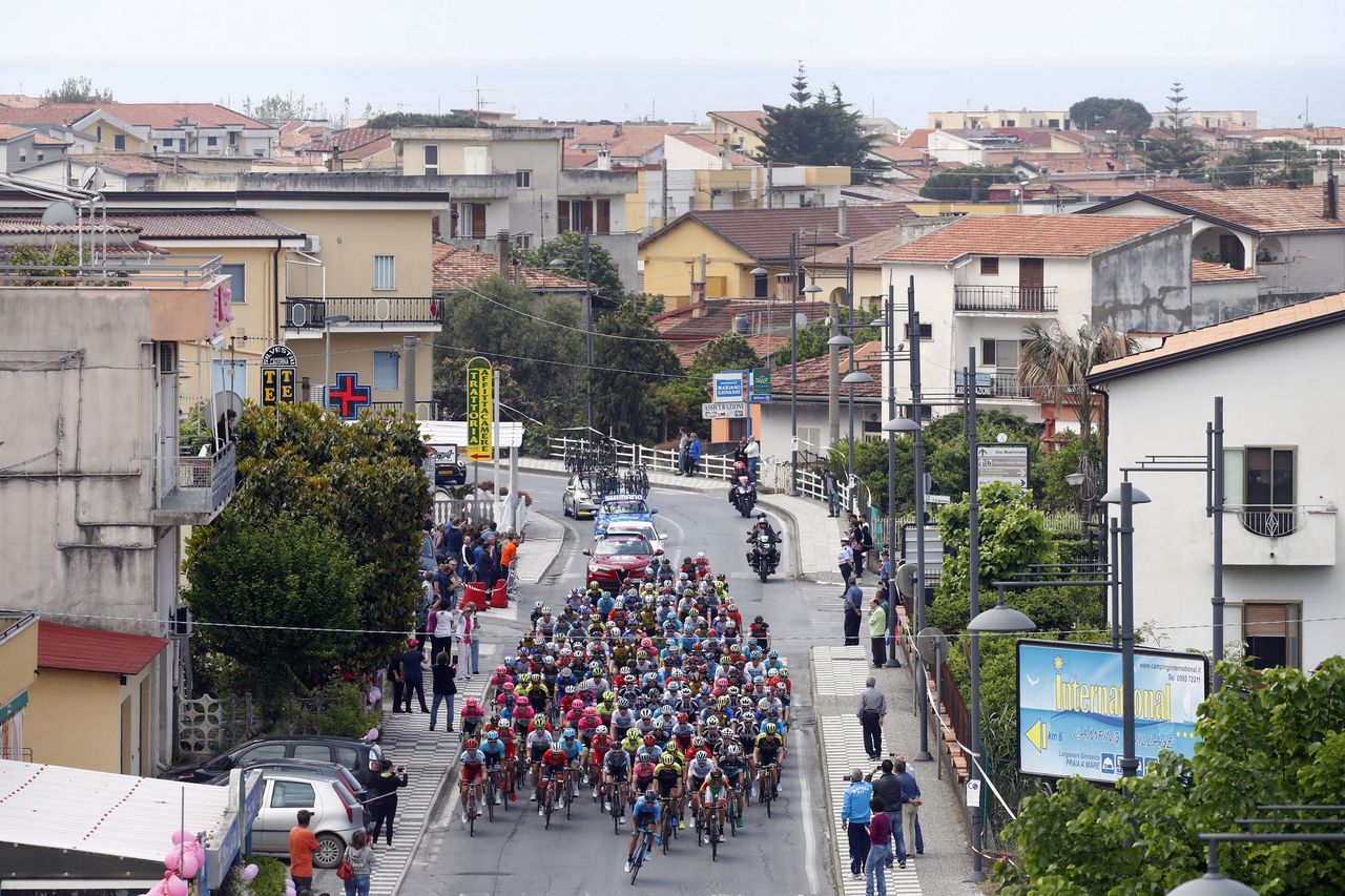 Stage 8 of the Giro d'Italia to Montevergine di Mercogliano