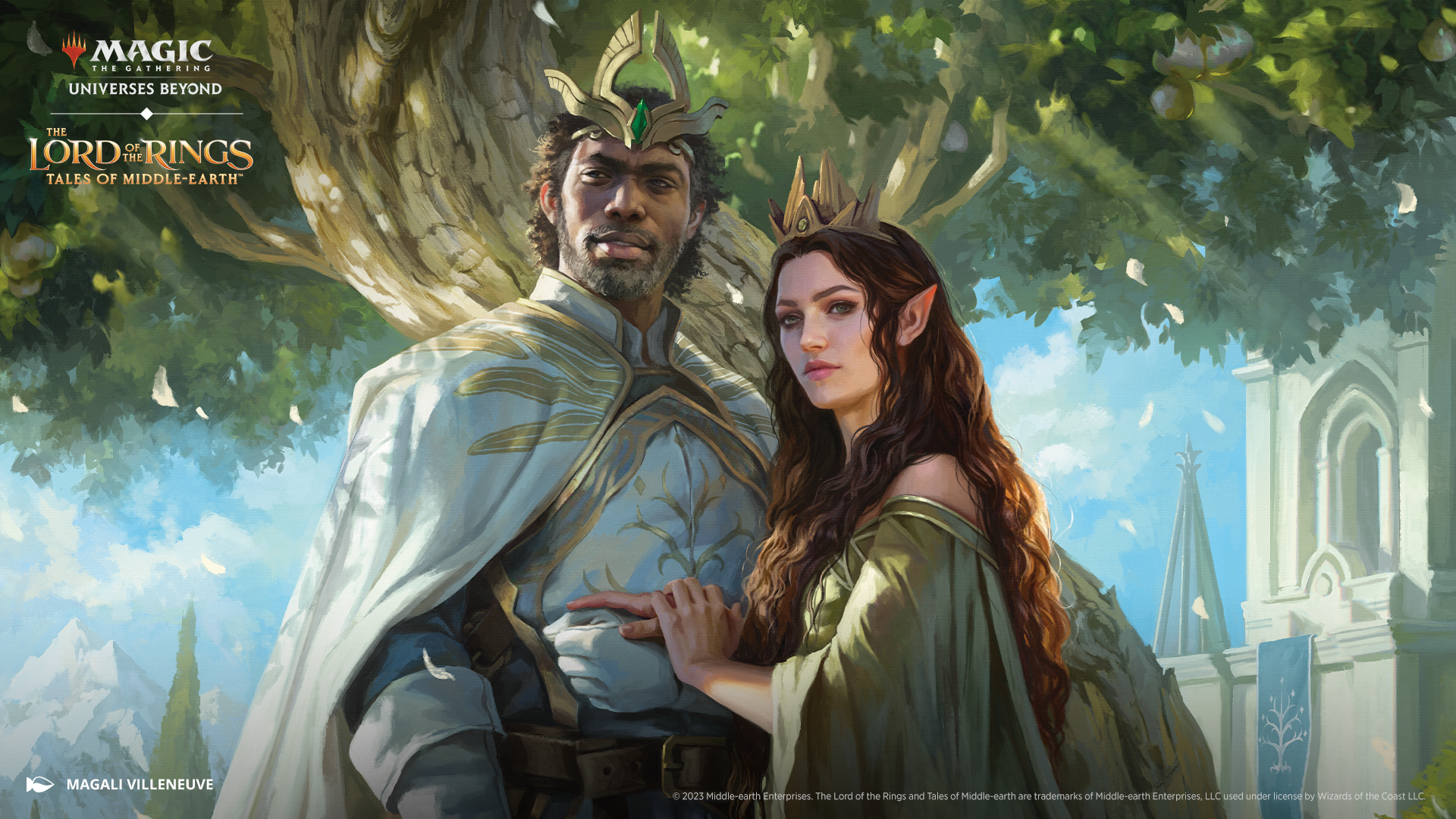 Magic: the Gathering, Lord of the Rings: Tales of Middle-earth - key arts from cards