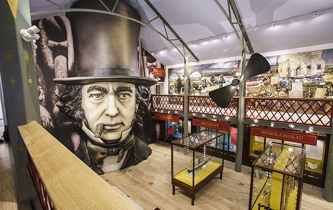 General view of the interior of Being Brunel, the new museum dedicated to Isambard Kingdom Brunel, opening at the ss Great Britain, Bristol, on Friday 23rd March.