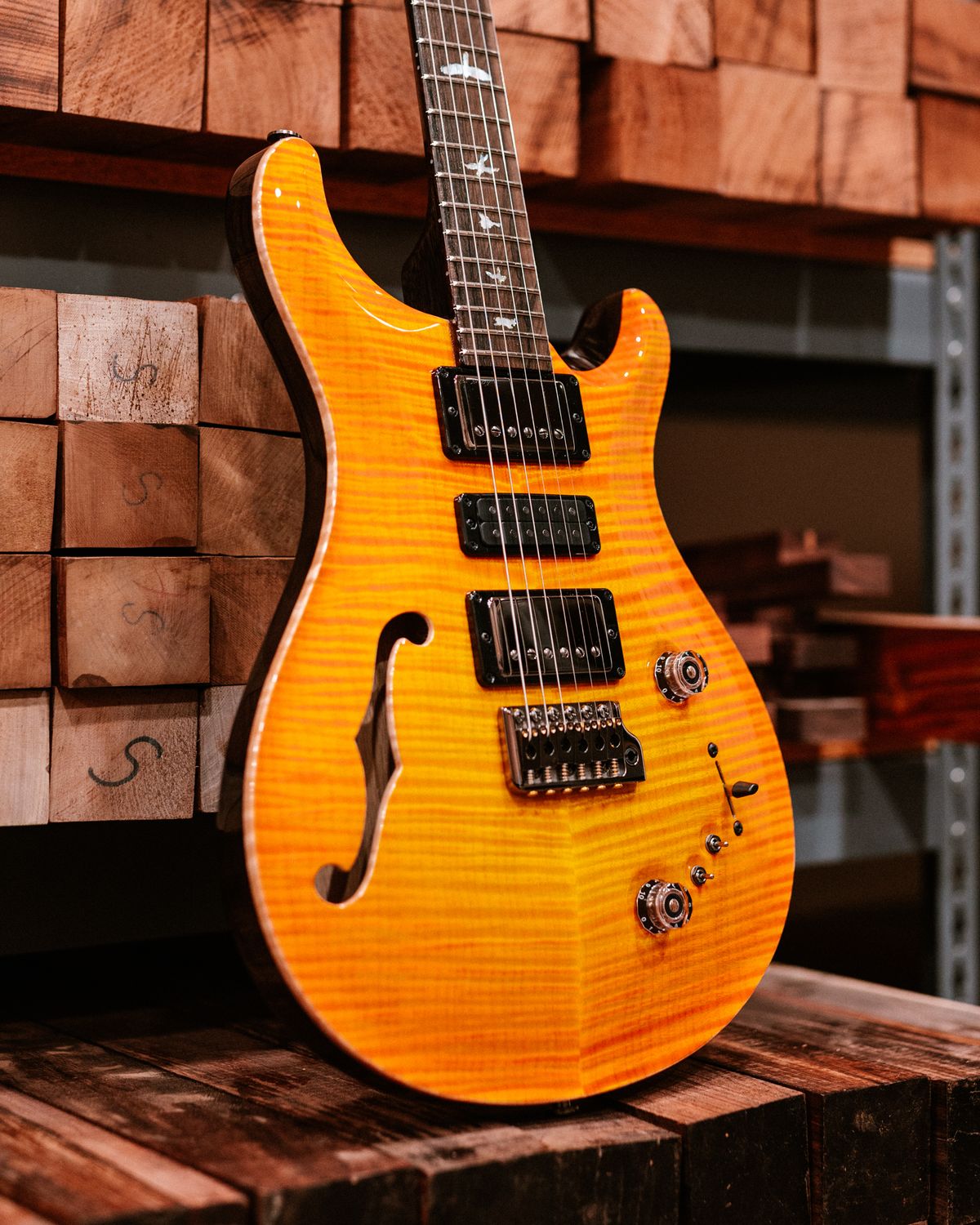 PRS's new PRS Private Stock Special Semi-Hollow guitar