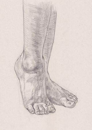 how to draw feet diagrams