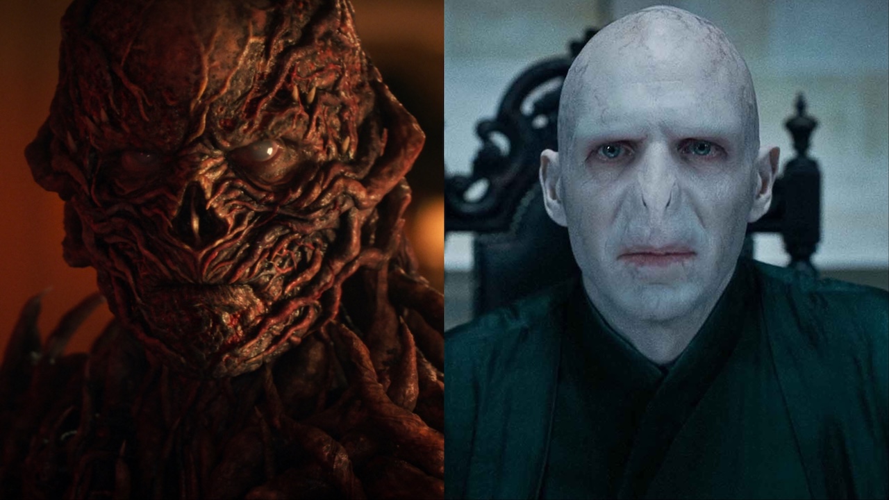 Vecna in Stranger Things and Voldemort in the Harry Potter movies