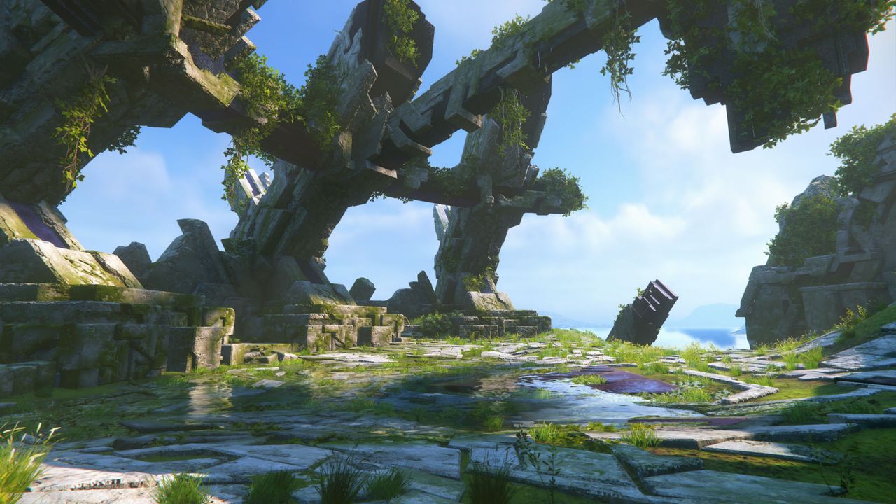 Sonic Frontiers landscape screenshot