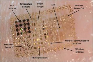 A Circuit That Sticks To Skin