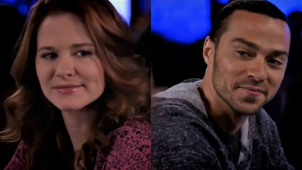 Sarah Drew and Jesse Williams as Japril on Grey&#039;s Anatomy