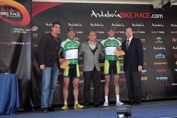 Jose Antonio Hermida and Rudi Van Houts (Team Multivan Merida 1) remain in the overall lead.