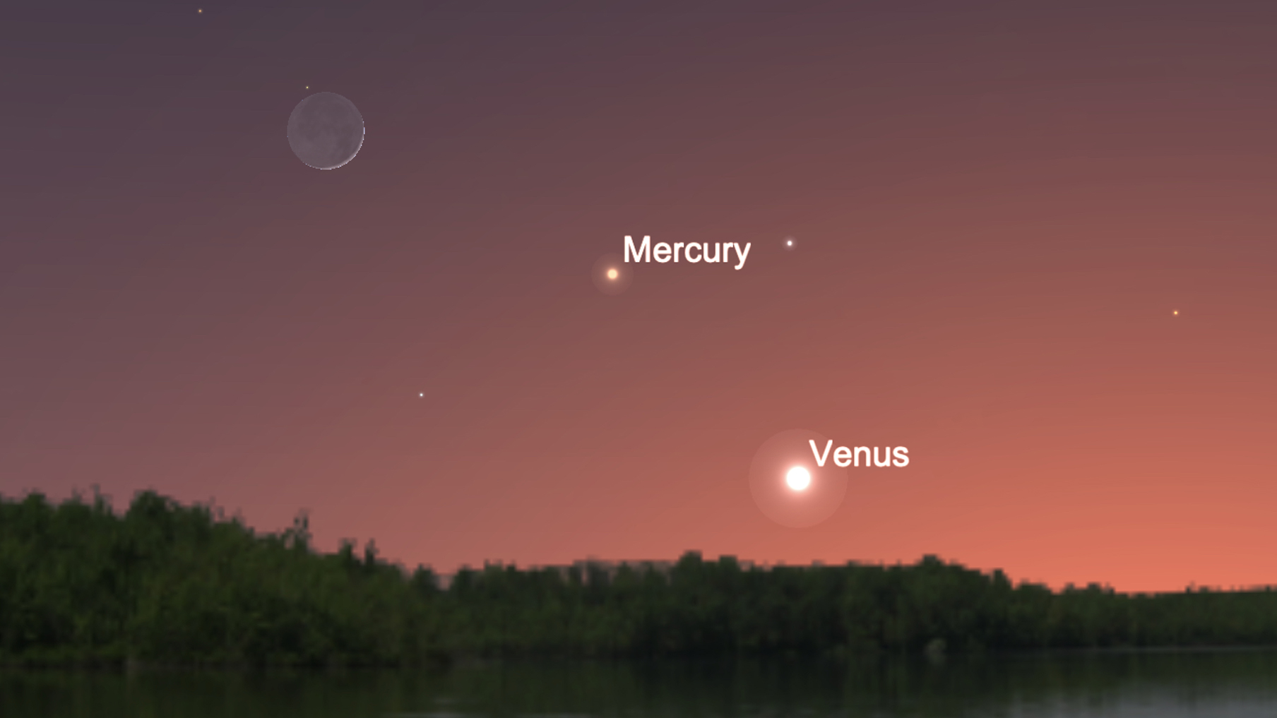 Planet Venus In The Sky