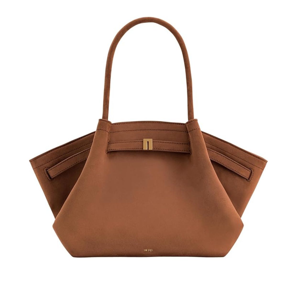 Jw Pei Women's Hana Medium Faux Suede Tote Bag - Brown